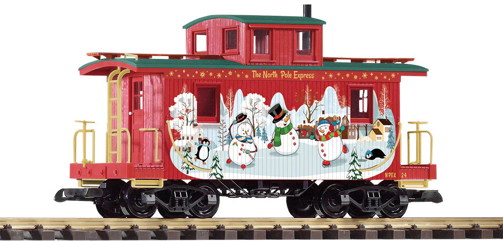 Piko 38967 Christmas Wood Caboose (G-Scale)